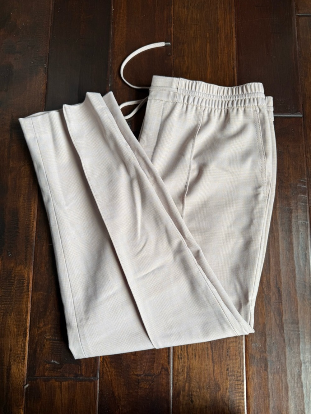 Club Monaco Pink Tailored Borrem Drawstring Trousers